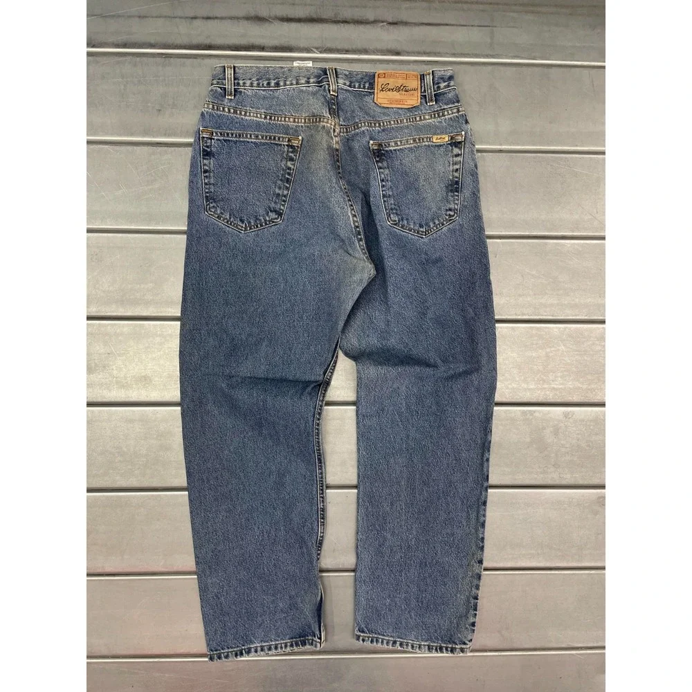 Signature Levis Jeans 33X30‎ Blue Medium Wash Denim Regular Straight 100% Cotton